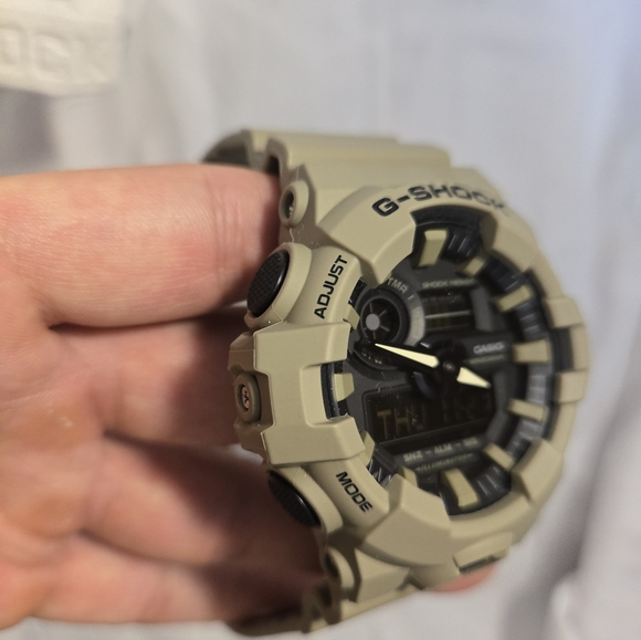 Casio G-Shock GA700UC-5ACR Super Illuminator Ana-Digital 3D Matte Beige Watch - Picture 6 of 8